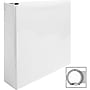 Business Source Round-ring View Binder, 2" Binder Capacity, Letter, White, 4/Bundle~#|#~F41E0F07-3DEB-4342-823CD93D3252C203_sc7