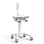 Mount-It! MedHub Mobile Medical Cart Workstation with Monitor Mount and Locking Caster Wheels, White/Grey (MI-16015)~#|#~F426B57F-B51F-4067-A7DFE2846918E47E_sc7