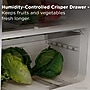 TCL 10.1 Cu. Ft. Double Door Refrigerator with Freezer, Energy Efficient, White (TRT10T4AW)~#|#~F430CB5C-20B0-4C58-A4F121A0A1B75A4D_sc7