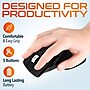 Delton S18 Wireless Ergonomic Optical Mouse, Black (DMS18-WB)~#|#~F43CE980-EF6D-4F29-AADC8ED24816ECDA_sc7