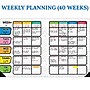 Carson Dellosa Education Happy Place Undated Lesson Planner, 10.9" x 8.9", 128 Pages (CD-105034)~#|#~F447D852-B346-4430-9C3385EAA666D10F_sc7