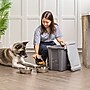 Iris 36 Quart Storage Container with Scoop for Dog & Cat Food, Plastic, Dark Gray (100148)~#|#~F44AAF08-19FE-4D06-A7F4BF44FC00AF68_sc7