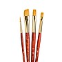 Princeton RealValue Mixed Media Synthetic Taklon Variety Brush Set, Red, 4/Set, 3 Sets/Bundle (PBXPR9123-3)~#|#~F44B00EA-C53D-4E29-9C0E91198CACFDE4_sc7