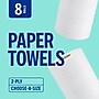 Perk™ Choose-A-Size Paper Towels, 2-ply, 116 Sheets/Roll, 8 Rolls/Pack (PK55113)~#|#~F44EF782-A4AD-4392-A8DC848E6803EA19_sc7