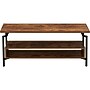 Household Essentials Crown Console TV Stand, Screens up to 50", Hickory/Black (8240-1)~#|#~F477CFFA-F1E1-4D13-8D46157BA77BE74D_sc7