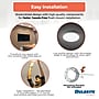 Bulbrite 5" Round 10.3-Watt 3000K LED Flush Mount Light, 850 Lumens, White (773600)~#|#~F47CF488-BD09-404A-89DFF9321CD90F62_sc7