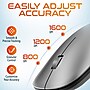 Delton K100 Wireless Keyboard and Optical Mouse Combo, Silver (DKMK100-WB)~#|#~F48A79F6-6E2F-4C01-96F47717848B159E_sc7