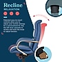 La-Z-Boy Aberdeen Ergonomic Bonded Leather Swivel Executive Chair, Blue (51545-BLU)~#|#~F48C7FC3-9FA2-44F5-8368F2180D38C3B3_sc7