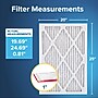 Filtrete Allergen Defense 20" x 25" x 1" Pleated Air Filter, MERV 11 (9803-4)~#|#~F48D6873-AD5D-417D-B7B8391186DB6EAC_sc7