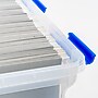 Iris 32 Quart File Boxes with Lid, Plastic, Clear, 3/Pack (500143)~#|#~F49449B2-B620-4103-A6F64845AB0854B5_sc7