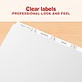 Staples Print & Apply Label Dividers, White, 5-Tabs, 25 Sets (ST63052)~#|#~F4B49C3F-7947-48E7-AAC759C025755765_sc7
