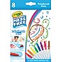 Crayola Color Wonder Paintbrush Pens, Brush/Fine Tip, Assorted Ink, 8/Pack (75-2858)~#|#~F4B7D970-81CB-488F-884871C218921434_sc7