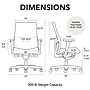 HON Ignition 2.0 Mesh/Fabric Computer and Desk Chair, Black (HONI2M2AMLC10TK)~#|#~F4DA584D-901D-4E80-A6609EE141E33CC0_sc7