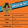 Gorilla Double-Sided Super Glue Tape, 5/8" x 20', Clear (109340)~#|#~F4E8E7E6-358D-45F6-9614D779A1834912_sc7