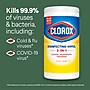 Clorox Disinfecting Wipes, Fresh and Crisp Lemon Scent, 75 Wipes/Container, 3/Pack (60379)~#|#~F4E977C5-72FF-43F7-A99369E03498864D_sc7