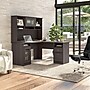 Bush Furniture Cabot 60"W L Shaped Computer Desk with Hutch and Storage, Heather Gray (CAB001HRG)~#|#~F50F9B0A-253C-4AFD-829D5128DB4D1C54_sc7
