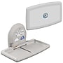 Koala Kare Baby Changing Station, Horizontal Mount, Polypropylene, White Granite (KB300-00)~#|#~F51EA48B-2011-4A6E-827E6F8AC28F0451_sc7