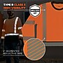 Ergodyne GloWear 8371BK High Visibility Long Sleeve Black Bottom T-Shirt, ANSI Type R Class 3, Orange, Large (22304)~#|#~F54971B8-F7E9-409D-B726431F8660827D_sc7