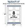 Avery  3" Blank Price & Merchandise Tags, White, 80/Carton (S00-DN0-PRMWT10)~#|#~F54AF0CD-0417-4F0D-BBCF0653C8FC5419_sc7