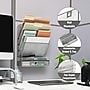 Mind Reader 7-Compartment Metal Desk Shelf, Silver (MAGROUND-SIL)~#|#~F550F258-F321-48D7-B439B320DF8A8B9B_sc7