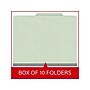 Medical Arts Press® File Folder, 2/5-Cut Tab, Letter Size, Pressboard, Pale Green, 10/Box(DV-T42-14-3PGN)~#|#~F57071E2-060C-4635-A6FF0F6A5E687357_sc7