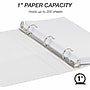 Samsill Economy Junior 1 Inch View 3 Ring Binder - White 6 Pack (SAMMP28507)~#|#~F571CFB7-624E-419F-9F55C4F7B214149A_sc7