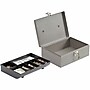 Sparco Products Cash Box, 7 Compartments, Latch Lock, Gray (SPR15501)~#|#~F580EFE8-AF7C-4A91-B3AEFCDFD3CF199A_sc7
