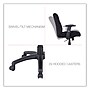 Alera® Kësson Series Height Adjustable Arm Fabric Swivel Computer and Desk Chair, Black (12010-03B )~#|#~F5921449-3624-4066-BC09D29B13163D47_sc7