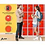 AdirOffice 72" 4-Tier Red Storage Locker, 4/Pack (629-204-RED-4PK)~#|#~F59C44E6-D3E5-47D1-95072E54338E39D6_sc7