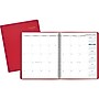 2027-2028 AT-A-GLANCE 9" x 11" Calendar Year Monthly Planner, Faux Leather Cover, Red (70-250-13-27)~#|#~F5A23D36-8600-49A9-B4248A35FFD21F3F_sc7