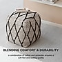 Anji Mountain Atlas Noir Fabric Rectangular Pouf Ottoman (AMBPF098-1917)~#|#~F5B9CACE-5DC5-4448-888375D690E4929F_sc7