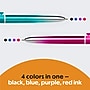 BIC 4-Color Smooth Retractable Ballpoint Pen, Assorted Ink, 2/Pack (MMSGP2-AST)~#|#~F5DDD380-72D1-4C01-8F701722E74B1B48_sc7