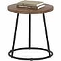 Lorell Accession 19" D Laminate Round End Table, Walnut (LLR16261)~#|#~F5DF012E-F14B-4528-9D5351C0A7DCABF6_sc7