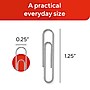 Staples Paper Clips, 1.25", Non‑Skid, Silver, 1,000 Pack – Secure Grip Clips for Office & School Use~#|#~F5FAEC05-1D11-4F7C-9667596994E68D65_sc7