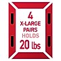 Command Damage Free Extra Large Hanging Strip, 20 lb, Black, 16/Pack (17218BLK-16ES)~#|#~F6005298-8C0B-4DDB-8D1C302E969508FA_sc7