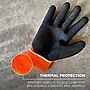 Ergodyne ProFlex 7401 Winter Work Gloves, Fleece Lined, Latex Coated Palm, 13 Gauge, A5 Cut Level, Orange, Medium, 12/Pack~#|#~F6042736-030F-4508-BBA4AE3EC43F3708_sc7