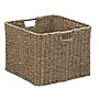 Household Essentials Woven Storage Wicker Basket with Handles, Natural (ML-6960)~#|#~F612315F-20D9-42D8-B27E2A02CB5D5C2C_sc7