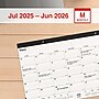 2025-2026 Staples 18" x 11" Academic Monthly Desk Pad Calendar, Black (ST17004-25)~#|#~F623352E-6DC7-4AE1-9370AFE557AD4989_sc7