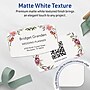 Avery Arched Rectangle Business Cards, Matte White, 400/Pack (19479399690)~#|#~F62C7C47-6049-453B-873C35D2A0BD2D5F_sc7