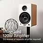 Fluance Ai61 2-Way 2.0 Stereo Bluetooth Bookshelf Speakers with 6.5" Drivers, 120W Amp for Turntable, Bamboo Veneer (AI61W)~#|#~F6341CC0-BB3D-4446-A7F66D63974873F0_sc7