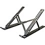 Amer 10" x 6" Aluminum Folding Laptop Stand, Dark Gray (AMRNS02DG)~#|#~F64407B7-8C2E-4B76-85293DC9DD5DAC6B_sc7