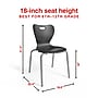 Staples Polypropylene 18" Student Chair, Black, 4/Box (ST63540)~#|#~F65DC41D-ECCA-497F-ABE667AF1195737D_sc7