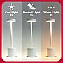 TRU RED™ LED Desk Lamp, 13.5", White Metal (TR61986)~#|#~F6721F0E-CC08-4842-B98134CC27D8750A_sc7