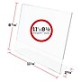 Deflecto Classic Image Document Holder, 8.5" x 11", Vertical, Table Top, Clear Plastic (66701)~#|#~F688D5B0-8143-4E5B-804B80F83A19FDF1_sc7