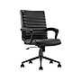 Click365 Transform 3.0 Ergonomic Bonded Leather Swivel Desk Chair, Black (CCHR10008B)~#|#~F692BAE7-0B1A-491B-B7C36E6035FF163B_sc7