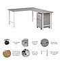 Bush Business Furniture Hustle 60"W L Shaped Computer Desk with 3 Drawer Mobile File Cabinet, Platinum Gray (HUS006PG)~#|#~F6A499A9-FCBC-49D5-A7311C0F55301CA5_sc7