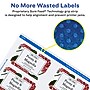 Avery Laser/Inkjet Multipurpose Rectangle Scalloped Labels, 2" x 3", White, 400 Labels/Box (94267)~#|#~F6B99CFC-B5B0-45C9-A8593B476D1D7009_sc7