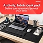 Staples TECH Anti-Slip Fabric Desk Pad, 31.5” x 15.7”, Black, Large Desk Mat for Keyboard/Mouse, Non-Skid Base~#|#~F6C31133-D896-470B-BAB1E240B536A6E6_sc7