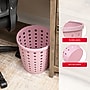 Staples Plastic Trash Can, 2.8 Gallon, Dusty Pink, 3/Pack (ST63899)~#|#~F6CD2023-4F92-471F-BA2640F3C1CE39EA_sc7