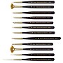 Princeton Short Handle Mixed Media Synthetic Mini-Detailer Brush Set, 12/Pack (PBXP305012SET)~#|#~F7022977-7602-476B-8FD06F75F8B31EB4_sc7